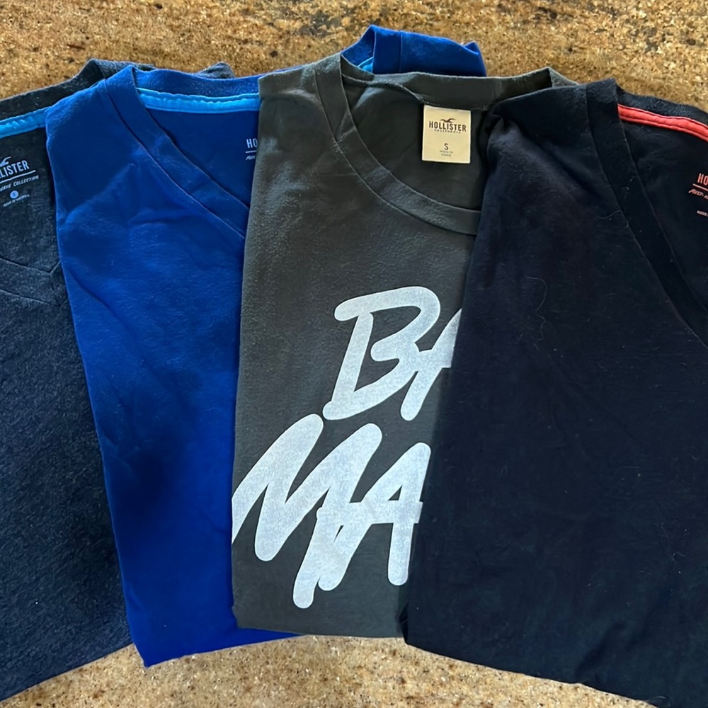4 Hollister shirts